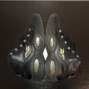 Reebok Question Mid “Black & Gold”